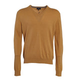 Hackett London Top-Pullover „ Strick “ mit V-Ausschnitt „ Wolle “, gelb, Größe L, HM703031