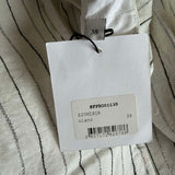 Sandro Paris Women's White Linen Blend Dress Size 38 FR 10 UK 6 US SFPRO01135