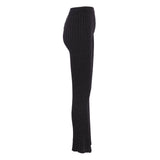 Sandro Women's Brown Ribbed Knit Flared Trousers Size 34 FR 6 UK 2 US SFPPA00995