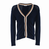 Sandro Paris Men's Navy Knitted V-Neck Cardigan Size M SHPTR00373