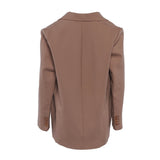 Maje Women's Camel Wool Blend Blazer Jacket Size 40 FR 12 UK 8 US MFPVE00379