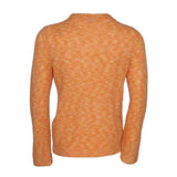 Sandro Men's Orange Knitted Mohair Wool Blend Jumper Size L SHPTR00419
