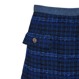 Sandro Women's Blue Wool Blend Tweed Skirt Size 34 FR 6 UK 2 US SFPJU00783