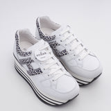 Hogan Women's White Maxiplatform H283 Sneakers Size 35.5 EU 2.5 UK 5.5 US