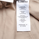Sandro Paris Women's Beige Cargo Trousers Size 34 FR 6 UK 2 US SFPPA01380