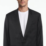 Hackett London Men's Black 100% Virgin Wool Suit Jacket Size 46 L HM422832