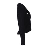 Maje Women's Black Close Fitting Knit Cardigan Size 36 FR 8 UK 4 US MFPPU00528
