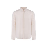 Sandro Men's Ecru Long Sleeve Flowing Shirt Size L SHPCM01045