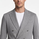 Hackett London Men's Grey Knit 100% Cotton Jacket Size 42 R HM442323