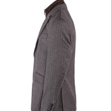 Hackett London Men's Brown Detachable Bib Wool Blazer Jacket Size 40 R HM443104