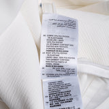 Sandro Damen-Kurzkleid, weiß, mit Rundhalsausschnitt, Größe 40, Länge 12, Artikelnummer R5429E