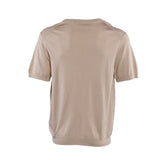 Sandro Paris Men's Beige Knit Short Sleeve T-Shirt Size XS SHPTR00317