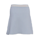 Sandro Women's Blue Knit Short Striped Skirt Size 38FR 10UK 6US SFPJU01134