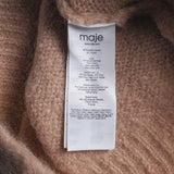Maje Women's Camel Mohair Blend Cardigan Size 40 FR 12 UK 8 US MFPCA00214