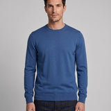 Hackett London Men's Blue Knit Wool & Silk Blend Sweater Size S HM702834