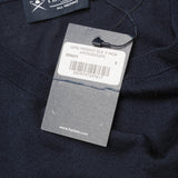 Hackett London Men's Navy Knit V-Neck Wool & Silk Blend Sweater Size S HM702835