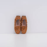 Tod's Women's Brown Suede Heaven Logo Moccasins Size 35.5 EU 3.5 UK 5.5 US