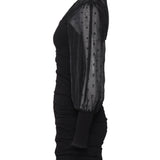 Sandro Damen-Kurzkleid in Schwarz mit Bustier-Optik, Größe 34 FR, 6 UK, 2 US, SFPRO02694