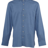 Hackett London Men's Blue Slim Fit 100% Cotton Shirt Size 2XL HM309136