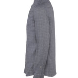 Hackett London Men's Grey Check Long Sleeve Flannel Shirt Size S HM309204