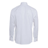 Hackett London Herren-Langarmshirt, weiß, 100 % Baumwolle , „ Bluse Hemdbluse “, Größe L, HM309881