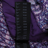 Maje Women's Purple Floral Viscose Short Dress Size 40 FR 12 UK 8 US MFPRO02586