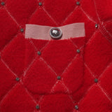 Maje Women's Red Knit Rhinestone Short Dress Size 36 FR 8 UK 4 US MFPRO02207