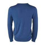 Hackett London Men's Blue Knit V-Neck Wool & Silk Sweater Size M HM702835