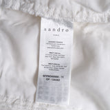 Sandro Women's Ecru Floral Lace Short Dress Size 36 FR 8 UK 4 US SFPRO00986
