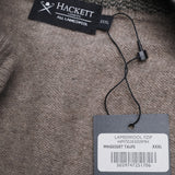 Hackett London Men's Brown Full Zip 100% Wool Sweater Size 3XL HM702830