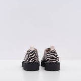 Hogan Women's Black Zebra H543 Allacciato Lace Up Shoes Size 35 EU 2 UK 5 US