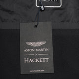 Hackett London x Aston Martin Men's Black Logo Quilted Jacket Size S HM402979