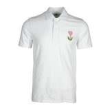 Sandro Men's White Embroidered 100% Cotton Polo Shirt Size XL SHPTS01141