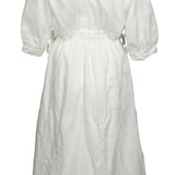 Sandro Damen-Midi-Kleid aus Ramie in Ecru mit Seitenschlitzen, Größe 40 (FR 12, UK 8, US S), Artikelnummer SFPRO01808