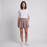 Maje Women's Multicolor Houndstooth Wool Skort Size 36 FR 8 UK 4US MFPSH00410