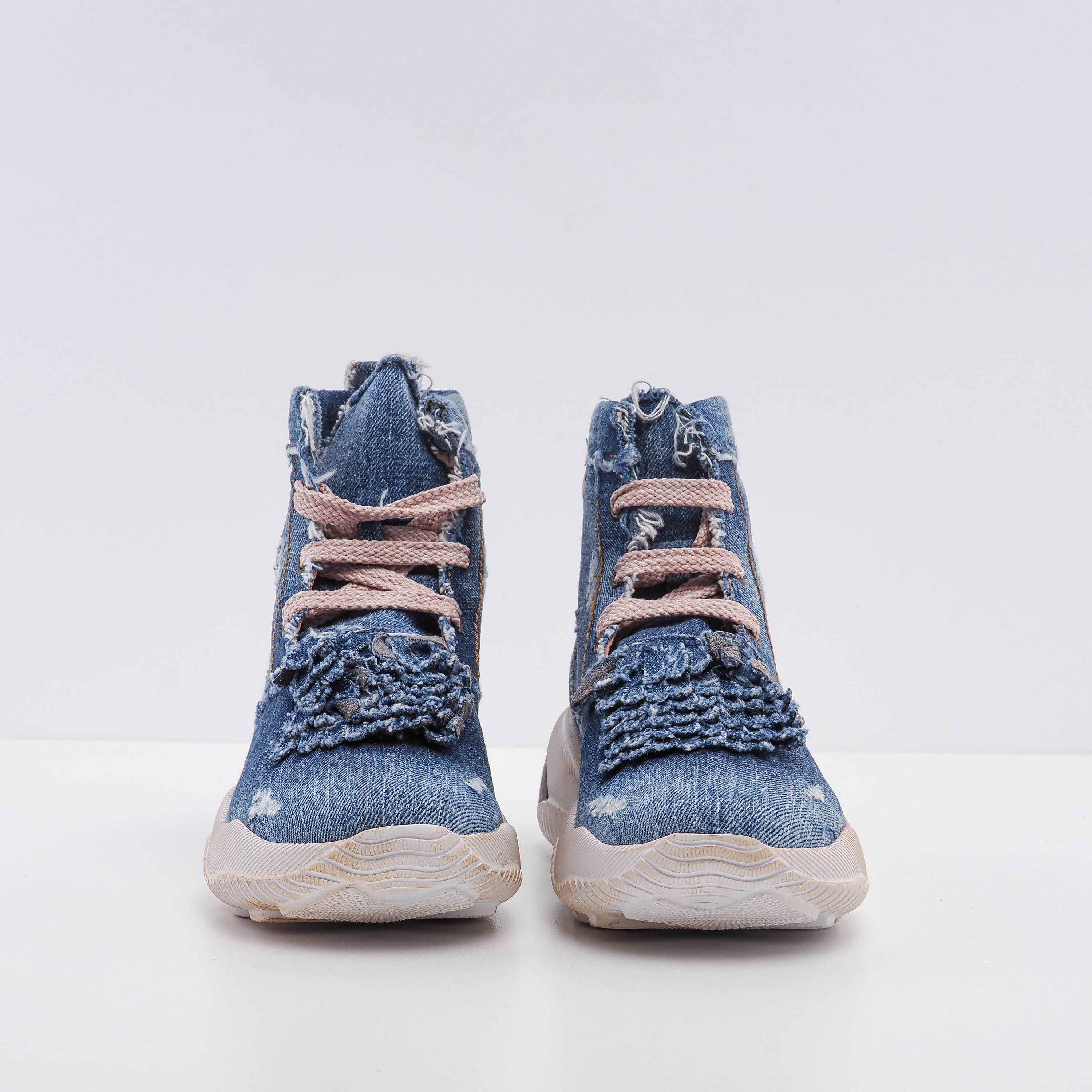 Hogan Women's Blue Interaction H525 Tron Tes Fra Sneakers Size 39 EU 6 UK 9 US