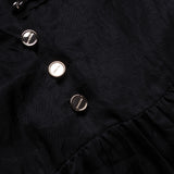 Sandro Women's Black V-Neck Satin Short Dress Size 36 FR 8 UK 4 US SFPRO02553