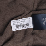 Hackett London Brauner Pullover mit V-Ausschnitt aus 100 % Merino- Wolle , Größe XL, HM702636