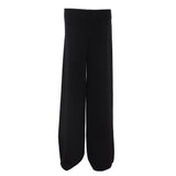 Maje Women's Black Knit Wide Leg Trousers Size 40 FR 12 UK 8 US MFPPA00327