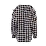 Maje Women's White Houndstooth Jacket Size 40 FR 12 UK 8 US MFPVE00384