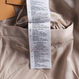 Sandro Paris Men's Beige Cotton Long Trench Coat Size M SHPMA00347