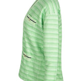 Sandro Women's Green Knit Cardigan Size 34 FR 6UK 2 US SFPCA00584