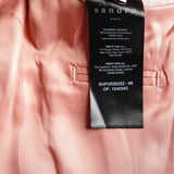 Sandro Paris Men's Pink 100% Wool Suit Jacket Size 50 FR 40 UK SHPVE00252