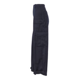 Sandro Women's Navy Cargo Trousers Size 38 FR 10 UK 6 US SFPPA01509