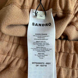 Sandro Women's Beige Knit Drawstring Waist Shorts Size 36FR 8UK 4US SFPSH00272