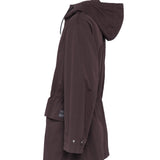 Sandro Men's Brown 100% Cotton Hooded Parka Size S SHPMA00350