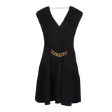 Sandro Women's Black Jacquard Short Dress Size 34 FR 6 UK 2 US SFPRO01570