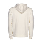 Sandro Paris Herren-Hoodie in Ecru mit gesticktem Logo, Größe M, SHPSW00493