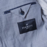 Hackett London Men's Blue Striped Cotton Blazer Jacket Size 36 R HM443061