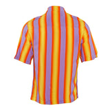 Sandro Paris Men's Multicolor 100% Viscose Short Sleeve Shirt Size S SHPCM00651